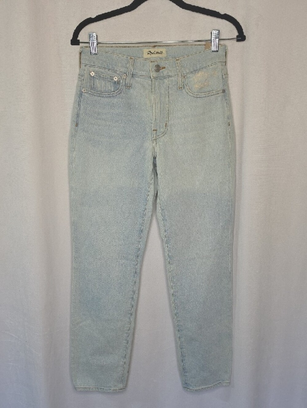 Madewell Mid-Rise Perfect Vintage Jeans Magic Pockets Light Wash Women's Size 24 - Picture 3 of 16